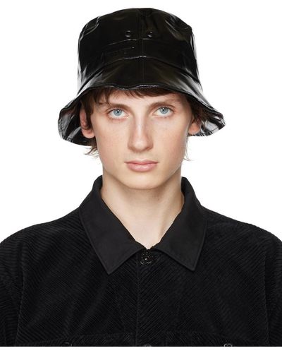 Stutterheim Beckholmen Opal Bucket Hat - Black