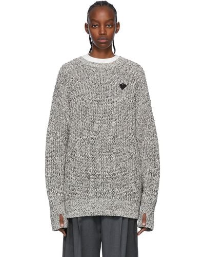 Adererror Cotton Sweater - Grey