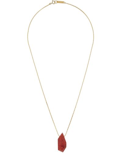 Isabel Marant Long Pendant Necklace - Black