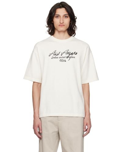 Axel Arigato Off- Broadwick T-Shirt - White