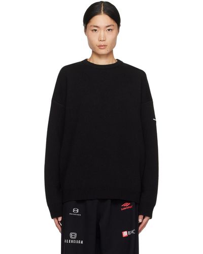 Balenciaga クルーネックセーター - ブラック