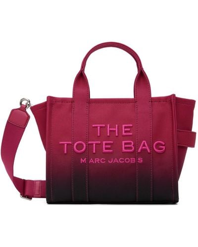Marc Jacobs 'The Ombré Coated Canvas Small' Tote - Red