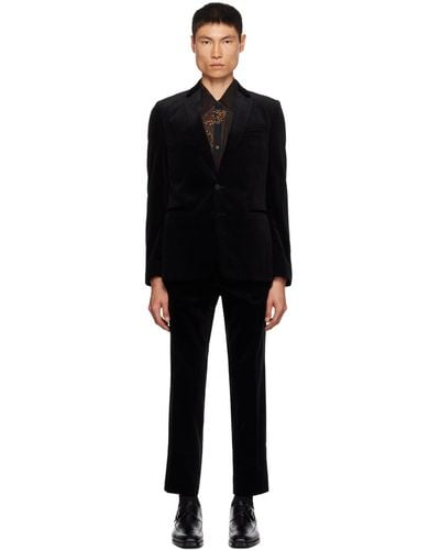 Dries Van Noten Black Slim-fit Suit