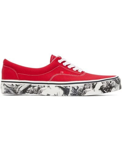 Undercover Printed Sneakers - Red