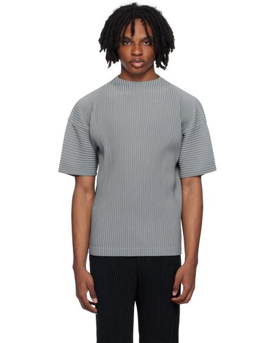 Homme Plissé Issey Miyake Homme Plissé Issey Miyake Monthly Colour May T-shirt - Grey