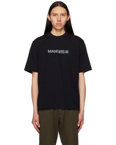 Manors Golf Focus T-shirt - Black