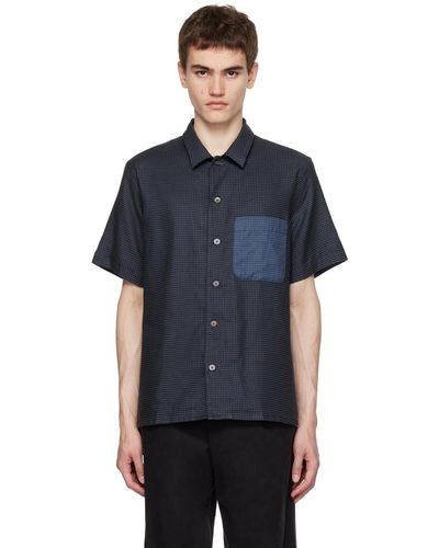 PS by Paul Smith Blue Polka Dot Shirt