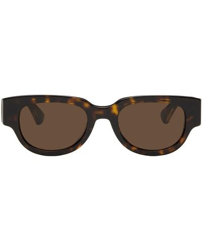 Bottega Veneta Brown Tri-fold Sunglasses - Black