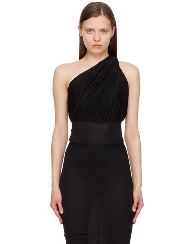 Rick Owens Twist Bodysuit - Black