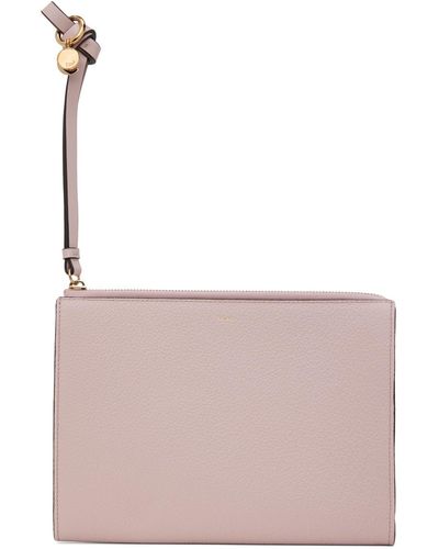 Chloé Alphabet Pouch - Pink