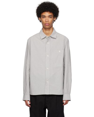 MHL by Margaret Howell Grey Overall Shirt - Black