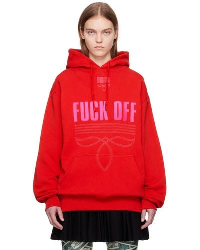 VTMNTS Embroide Hoodie - Red