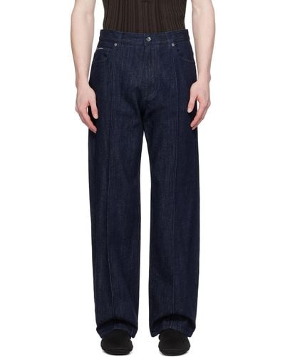 Dolce & Gabbana Pinched Seam Jeans - Blue