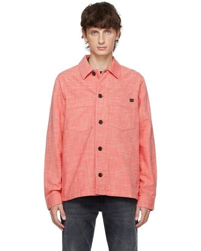 PS by Paul Smith Red Pocket Shirt - Pink