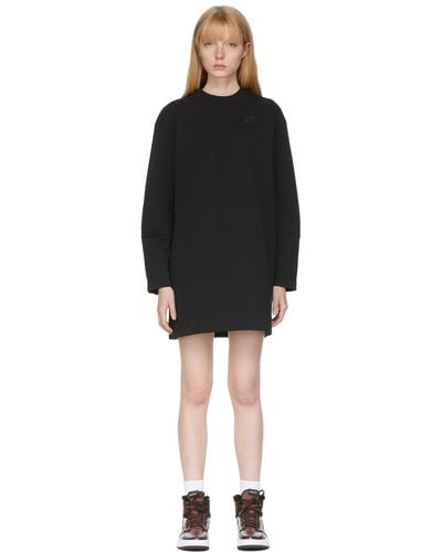 Nike Tech Fleece Short Dress - Black