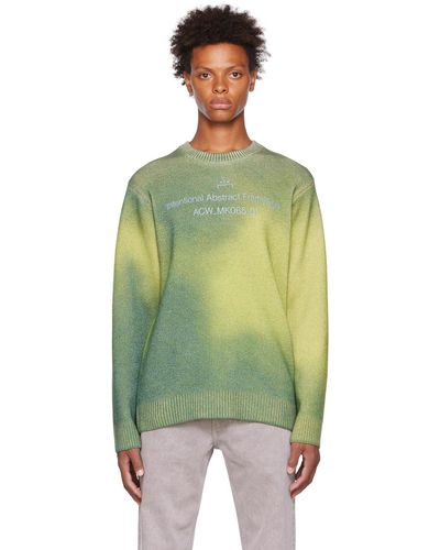 A_COLD_WALL* * Gradient Sweater - Green