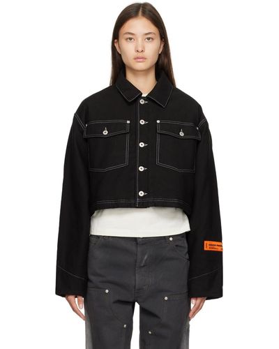 Heron Preston Blouson écourté noir