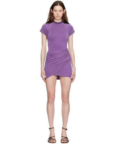 Jacquemus La Robe Espelho Cutout Minidress - Purple