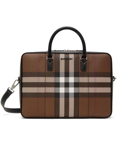 Burberry Brown Ainsworth Briefcase