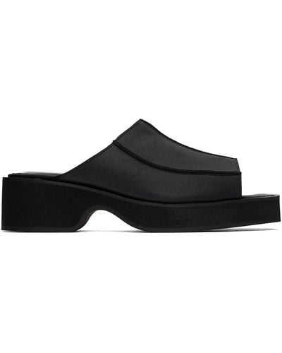 Eckhaus Latta Frame Sandals - Black