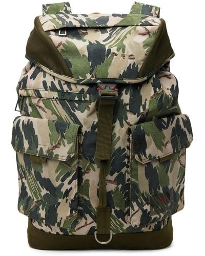 PS by Paul Smith Khaki Foldover Backpack - Green