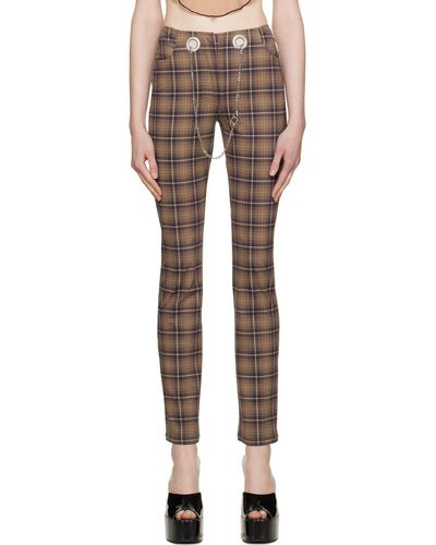 Miaou Brown Tommy Trousers - Black