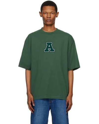 Axel Arigato Green University 'a' T-shirt