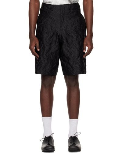 Adererror Panelled Shorts - Black