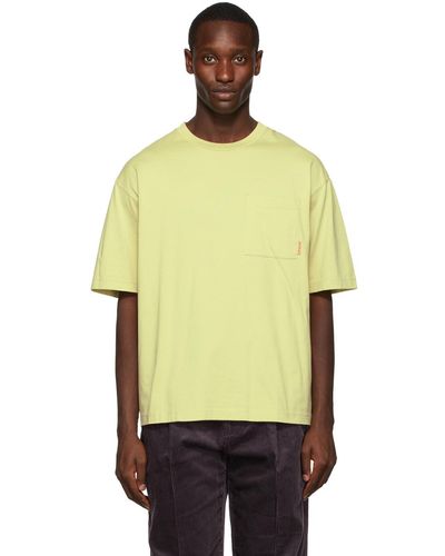 Acne Studios Patch Pocket T-shirt - Yellow
