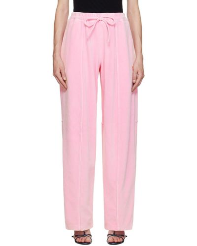 T By Alexander Wang Apple Track Trousers - Pink