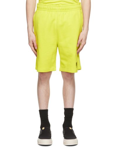 BBCICECREAM Small Arch Logo Shorts - Yellow