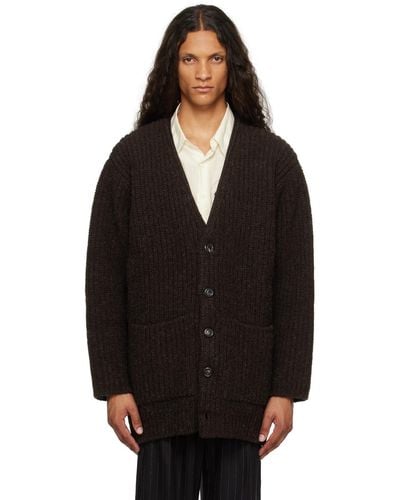 Our Legacy Brown Colossal Cardigan - Black