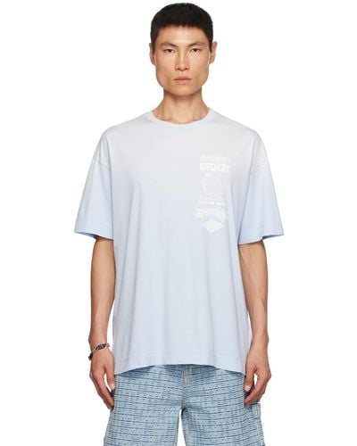Givenchy ブルー 4g Butterfly Tシャツ - ホワイト