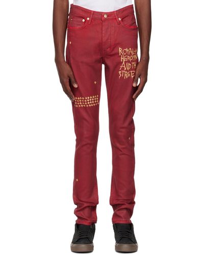 Ksubi Jean chitch rouge