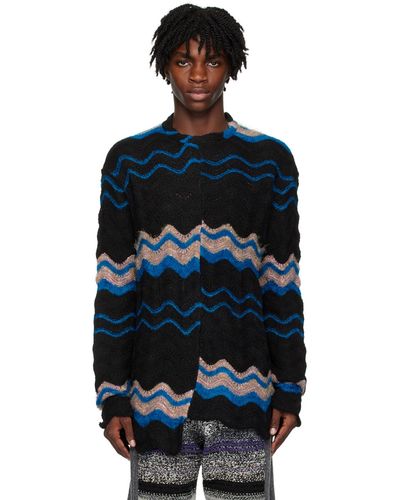 VITELLI Panelled Sweater - Blue