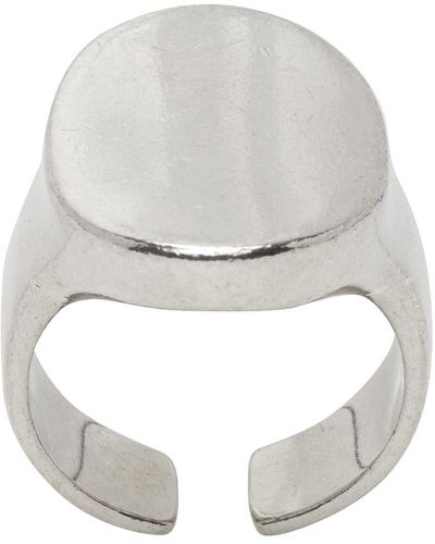Isabel Marant Oval Ring - White