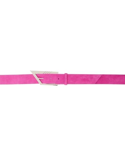 The Attico Pink O-ring Belt - Black