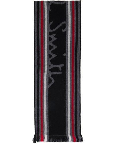 Paul Smith Black Manchester United Edition Scarf