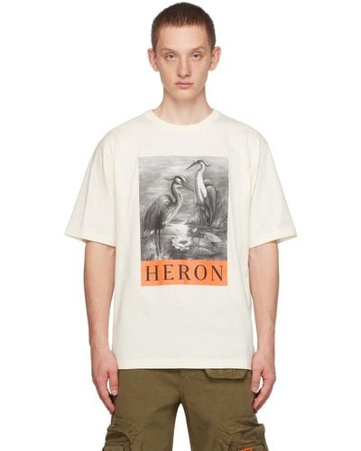 Heron Preston オフホワイト Heron Tシャツ - マルチカラー