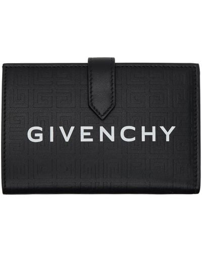 Givenchy Portefeuille noir à motif à logo