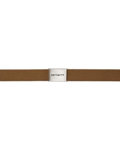 Carhartt Brown Clip Belt - Black