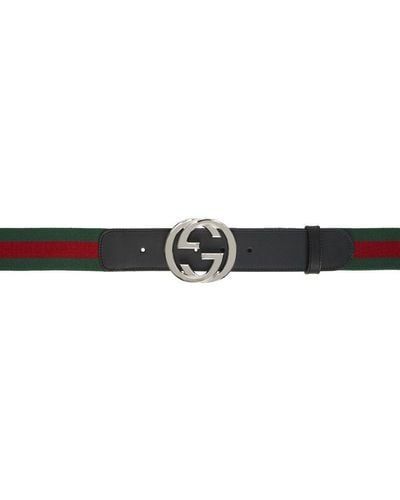 Green red and deals black gucci belt