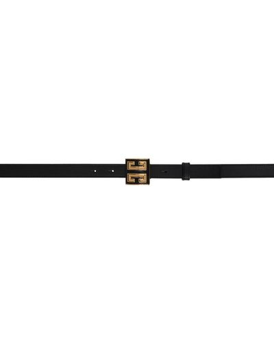 Givenchy Brown 4g Belt - Black