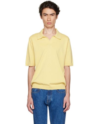 Norse Projects Polo leif jaune - Orange