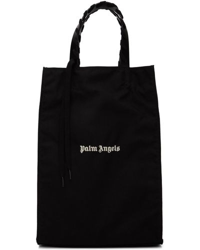 Palm Angels Cabas noir à logo