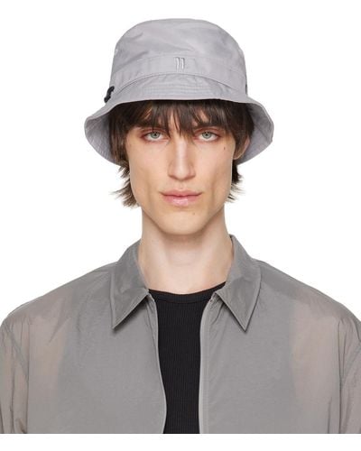Boris Bidjan Saberi 11 Embroide Bucket Hat - Grey