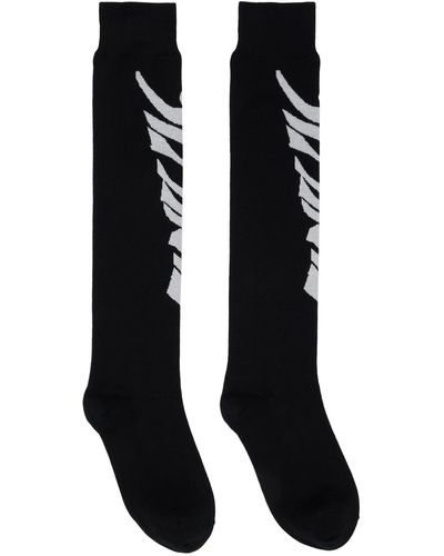 Comme des Garçons Black Calf-high Socks