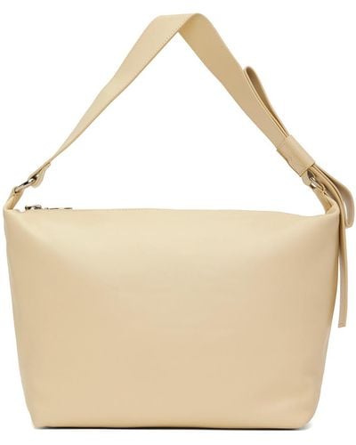 Kara Ssense Exclusive Xl Bow Pouch Bag - Natural
