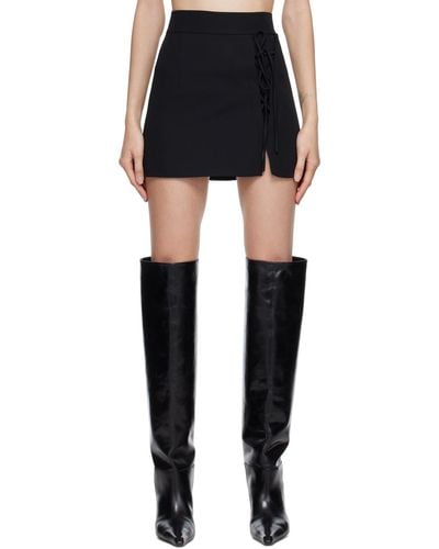 Yuzefi Laced Miniskirt - Black