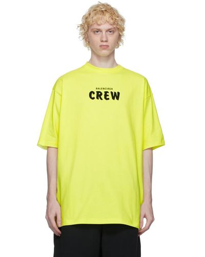 Balenciaga Yellow Crew T-shirt